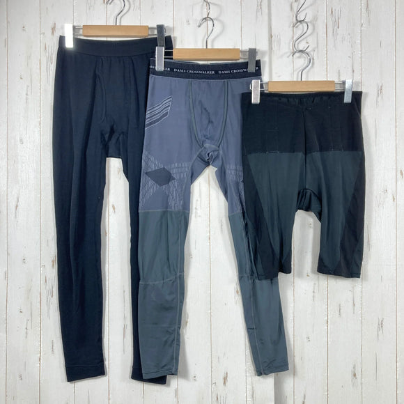 【Men's M ブラック系】 Montbell ( モンベル ) CW-X ワコール アンダー タイツ 計3点セット バルク販売 卸売り	 ウェア ボトムス タイツ z00060043  タイツ ボトムス ウェア