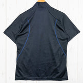 男式中号黑色 Finetrack 短袖网眼 T 恤，涤纶，上衣，汗衫，合成纤维，z00052911