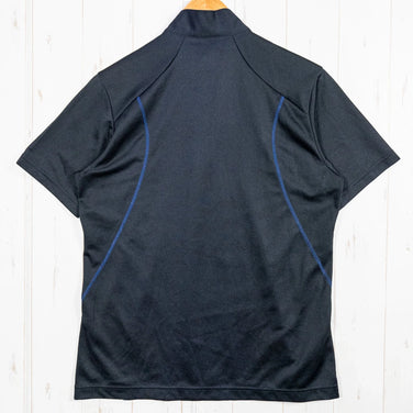 男式中号黑色 Finetrack 短袖网眼 T 恤，涤纶，上衣，汗衫，合成纤维，z00052911