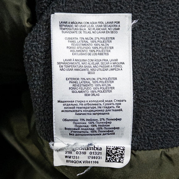 【Men's S グリーン系】 Columbia ( コロンビア ) マーカム ピーク ジャケット Marquam Peak Jacket 化繊ダウン WM1251 Asian Men's  化繊インサレーション アウター ジャケット トップス ウェア