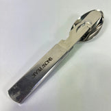 Snowpeak Stainless Steel Cutlery Set No. 1 (One Size, Silver) (Discontinued Model, Hard to Find) z00053586