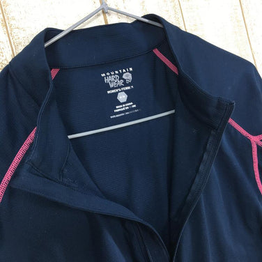 【Women's M ネイビー系】Mountain Hardwear ( マウンテンハードウェア ) クイックドライ ロングスリーブ ジップネック シャツ OR0872 Women's 化繊 ロングスリーブシャツ インナー シャツ トップス ウェア - 【公式】2ndGEAR（セカンドギア）Webショップ【登山用品・アウトドア用品専門 買取販売店】