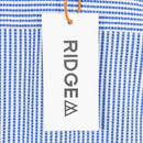 【Men's L ブルー系】 Ridge Mountain Gear ( リッジマウンテンギア ) ベーシック ロングスリーブ シャツ ストライプ Basic Long Sleeve Shirt Stripe Blue x White ポリエステル ウェア トップ - 【公式】2ndGEAR（セカンドギア）Webショップ【登山用品・アウトドア用品専門 買取販売店】
