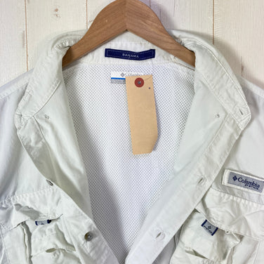 【Men's XL ホワイト系】 Columbia ( コロンビア ) バハマ 2 ショートスリーブ シャツ Bahama II Short Sleeve Shirt PFGシリーズ ナイロン ウェア トップス インナー シャツ ショートスリーブシャツ 化繊 z000