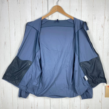 Men's Size L Navy The North Face Swallowtail Vent Hoodie Nylon Windshell Jacket (z00054899)