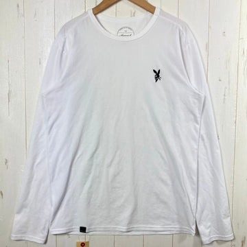 【Men's M ホワイト系】 Answer4 ( アンサーフォー ) ドクロウサギ刺繍 ロングスリーブティー 入手困難 ジェリー鵜飼デザイン ポリエステル ウェア トップス インナー シャツ ロングスリーブTシャツ クルーネック 化繊 z00057168  化繊