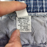【Men's M ブルー系】 1990s Gramicci ( グラミチ ) ショート クライミングパンツ Short Climbing Pants 旧タグ ビンテージ オリジナル 入手困難 クライミングショーツ アメリカ製 ボックスロゴ コットン ウェア ボトム