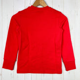 Jackwolfskin Essential Crewneck, Kid's Size 8, Tulip Red, Organic Cotton Fleece Jacket, Size z00054626