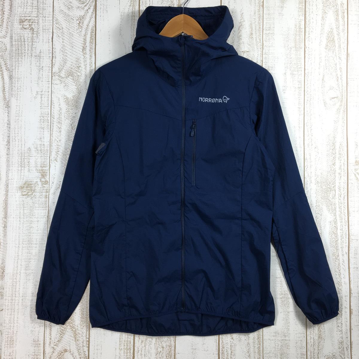 【女款S海军蓝】Norrona Falketind Aero60 Hood软壳风壳夹克帽衫1809-22国际女装2295