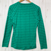 【Women's M グリーン系】 Berghaus ( バーグハウス ) ストライプ ベースクルー ロングスリーブ Stripe Base Crew LS AF ポリエステル ウェア トップス インナー シャツ ロングスリーブTシャツ クルーネック 化繊 z00058