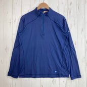 【Men's M ネイビー系】 Finetrack ( ファイントラック ) ドラウト ゼファー ジップネック Drought Zephyr Zip Neck ナイロン ウェア トップス インナー シャツ ロングスリーブシャツ 化繊 z00060113 化繊 ロン