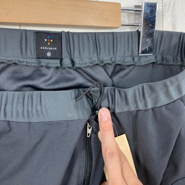 【Men's M グレー系】 Axesquin ( アクシーズクイン ) クロップド メッシュストレッチパンツ ポリエステル ウェア ボトムス ショーツ ショートパンツ  z00061415   ショーツ ショートパンツ ボトムス ウェア