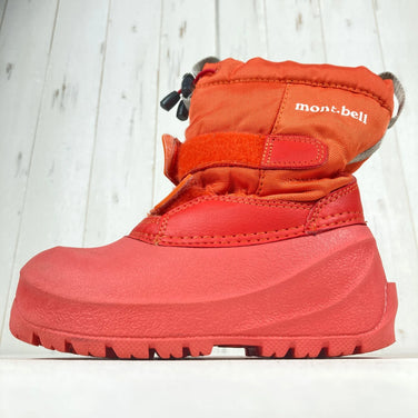 Montbell (Montbell) Kids' Powder Boots, Size 16.0cm, Orange (z00054025)