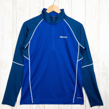 【Men's M ブルー系】 Marmot ( マーモット ) クライムスピード エア ロングスリーブ ジップ Climb Speed Air L/S Zip ポリエステル MJK-S7071 Asian Men's 化繊 ロングスリーブシャツ インナー シャツ - 【公式】2ndGEAR（セカンドギア）Webショップ【登山用品・アウトドア用品専門 買取販売店】