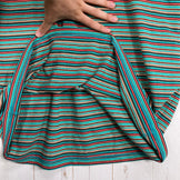 【Men's L グリーン系】 Bring ( ブリング ) ドライコットニー マルチボーダー ティーシャツ DRYCOTTONY MULTI BORDER T-SHIRT ポリエステル ウェア トップス インナー シャツ ショートスリーブTシャツ クルーネック 化