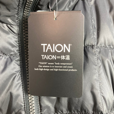 【Unisex L ブラック系】 Taion（タイオン） ベーシック ハイネック W ジップ インナー ダウン ジャケット Basic High Neck W Zip Inner Down Jacket ダウン ウェア トップス アウター ジャケット ダウンインサレー