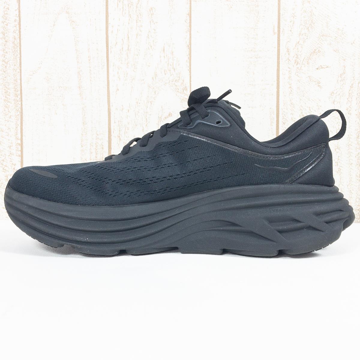 【男款27.0cm黑色】Hoka Oneone Bondi 8 Wide 公路跑鞋 1127953 男士 BBLC 黑色/黑色公路跑鞋鞋类