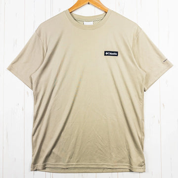 【Men's S ベージュ系】 Columbia ( コロンビア ) レイク アローヘッド ショート スリーブ ティー Lake Arrowhead Short Sleeve Tee ポリエステル ウェア トップス インナー シャツ ショートスリーブTシャツ クルー
