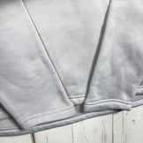 Men's Small Gray MooseJaw Great Stretch 1/2 Zip Fleece Hoodie. Hard-to-find polyester outerwear, soft jacket.