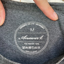 【Men's M グレー系】 Answer4 ( アンサーフォー ) ニュー ダイエット ティー New Diet Tee 生産終了モデル 入手困難 Ultra Heavy コラボ ポリエステル ウェア トップス インナー シャツ ショートスリーブTシャツ クルー-8