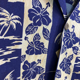 【Unisex M ネイビー系】 Paradice Bay（パラダイスベイ） アロハシャツ レーヨン ウェア トップス インナー シャツ ショートスリーブシャツ  z00055543   ショートスリーブシャツ インナー シャツ トップス ウェア