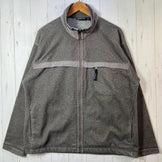 [Men's Large Gray] 2001 Patagonia Polar Basin Jacket, Dark Taupe Heather. Discontinued model, hard to find. This fleece jacket is a top and outerwear item.