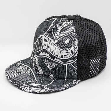 【OneSize ブラック系】 Gym Master（ジムマスター） UL-GRID ハッピーペイントキャップ ポリエステル ウェア ウェア小物 ヘッドウェア キャップ z00053007  キャップ ヘッドウェア ウェア小物 ウェア