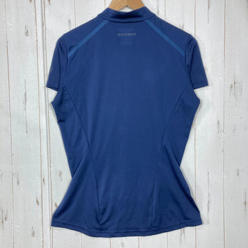 【Women's M ネイビー系】 Mammut ( マムート ) アタカゾ ライトジップ Atacazo Light Zip ポリエステル ウェア トップス インナー シャツ ショートスリーブシャツ 化繊 z00059441  化繊 ショートスリーブシャツ インナー - 0