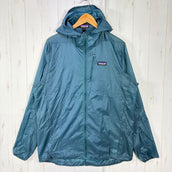 【Men's L ネイビー系】 2025 Patagonia ( パタゴニア ) フーディニ ジャケット Houdini Jacket Wetland Blue ( WLDB ) パッカブル 耐久撥水 リップストップ ナイロン ウェア トップス アウター ジャケット