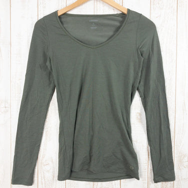 【Women's S グリーン系】 Icebreaker ( アイスブレーカー ) サイレン ロングスリーブ スウィートハート Siren Long Sleeve Sweet Heart メリノウール IUW11614 Women's ロングスリーブTシャツ クルーネ - 【公式】2ndGEAR（セカンドギア）Webショップ【登山用品・アウトドア用品専門 買取販売店】