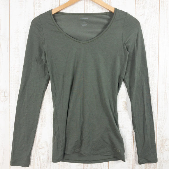 【Women's S グリーン系】 Icebreaker ( アイスブレーカー ) サイレン ロングスリーブ スウィートハート Siren Long Sleeve Sweet Heart メリノウール IUW11614 Women's ロングスリーブTシャツ クルーネ - 【公式】2ndGEAR（セカンドギア）Webショップ【登山用品・アウトドア用品専門 買取販売店】
