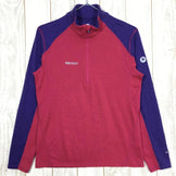【Women's M パープル系】 Marmot ( マーモット ) クライムウール ストレッチ ジップ Climb Wool Stretch Zip ロングスリーブ ジップネック シャツ MJK-F5586W Asian Women's ウール ロングスリーブシャツ - 【公式】2ndGEAR（セカンドギア）Webショップ【登山用品・アウトドア用品専門 買取販売店】