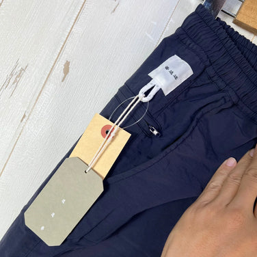 男女通用3号海军蓝。Mannenrou尼龙Harvest Trainer。尼龙服装下装、长裤、防风外套。z00053712。防风长裤、下装。