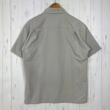 【Unisex M ベージュ系】 HERENESS（ヒアネス） アウトドア シアサッカー シャツ Outdoor Seersucker Shirt Primeflex / ストレッチ / 速乾 ポリエステル ウェア トップス インナー シャツ ショートスリーブシャツ - 0