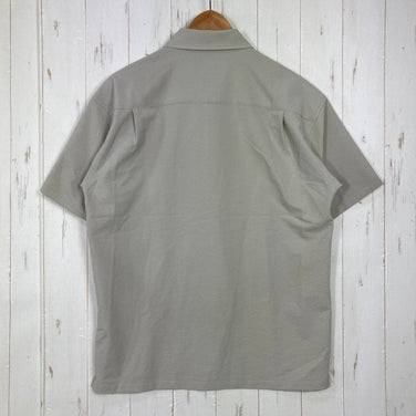 【Unisex M ベージュ系】 HERENESS（ヒアネス） アウトドア シアサッカー シャツ Outdoor Seersucker Shirt Primeflex / ストレッチ / 速乾 ポリエステル ウェア トップス インナー シャツ ショートスリーブシャツ