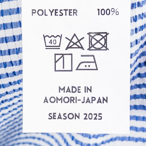 【Women's S ブルー系】 Ridge Mountain Gear ( リッジマウンテンギア ) ベーシック ロングスリーブシャツ ストライプ Basic Long Sleeve Shirt Stripe Blue / White ポリエステル ウェア トップス