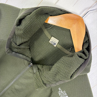 【Men's L グリーン系】 The North Face ( ザ・ノースフェイス ) サーマル バーサ グリッド フーディ Thermal Versa Grid Hoodie ポリエステル ウェア トップス アウター ジャケット フリース z00057995