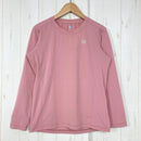 【Women's S ピンク系】 Finetrack ( ファイントラック ) ドラウト クアッド ロングスリーブ ポリエステル ウェア トップス インナー シャツ ロングスリーブTシャツ クルーネック 化繊 z00059219  化繊 ロングスリーブTシャツ クルー-1