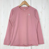 【Women's S ピンク系】 Finetrack ( ファイントラック ) ドラウト クアッド ロングスリーブ ポリエステル ウェア トップス インナー シャツ ロングスリーブTシャツ クルーネック 化繊 z00059219  化繊 ロングスリーブTシャツ クルー