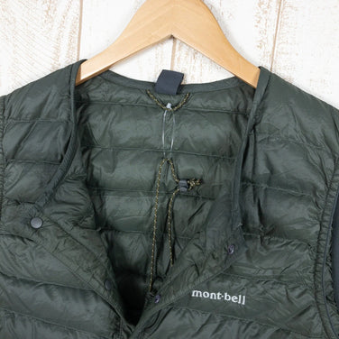 【Men's S グリーン系】 Montbell ( モンベル ) スペリオダウン ラウンドネック ベスト ダウン 1101505 Asian Men's ダウンインサレーション ベスト トップス ウェア - 【公式】2ndGEAR（セカンドギア）Webショップ【登山用品・アウトドア用品専門 買取販売店】