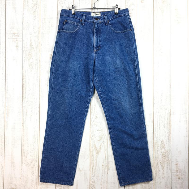 【男款32-32蓝色】Llbean Double L Jeans 经典版型法兰绒内衬牛仔长裤 100220 Internati