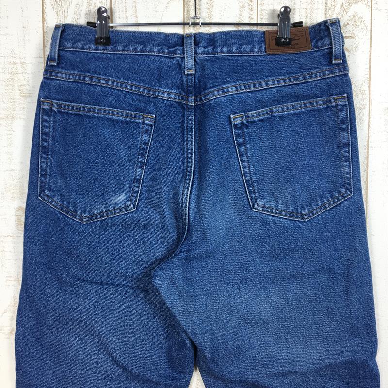 【男款32-32蓝色】Llbean Double L Jeans 经典版型法兰绒内衬牛仔长裤 100220 Internati