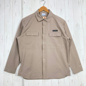 【Men's S ベージュ系】 Columbia ( コロンビア ) バルディビア リッジ シャツ Valdivia Ridge Shirt ポリエステル ウェア トップス インナー シャツ ロングスリーブシャツ 化繊 z00059261 化繊 ロングスリーブシャ