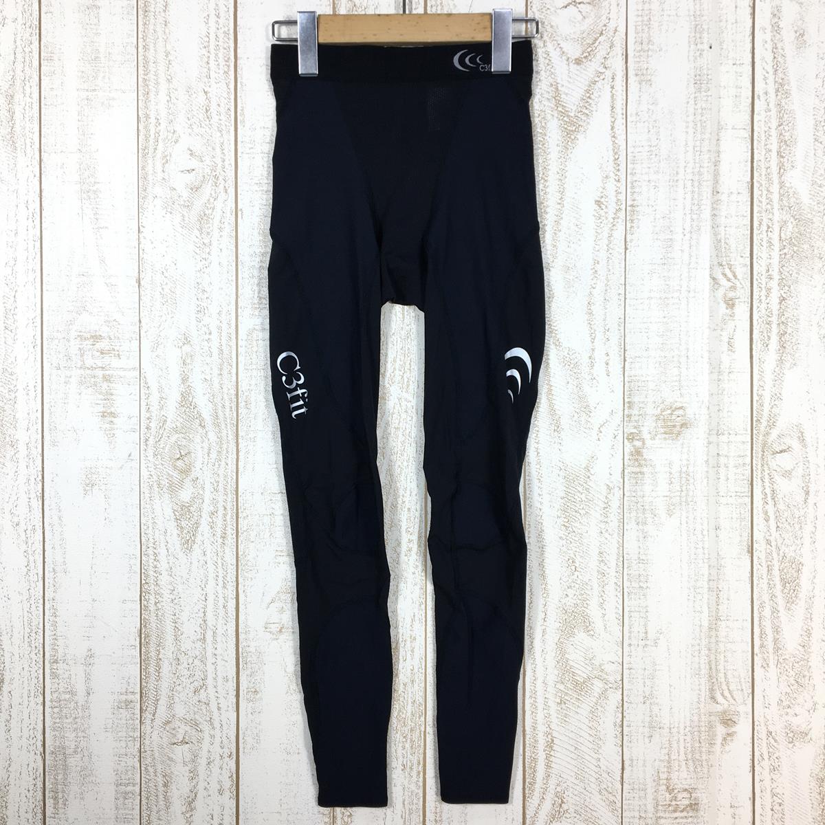 【Women's S ブラック系】 C3fit ( シースリーフィット ) インパクト ブリーズ ロング タイツ Impact Breeze Long Tights 3FW19130 Asian Women's  タイツ ボトムス ウェア