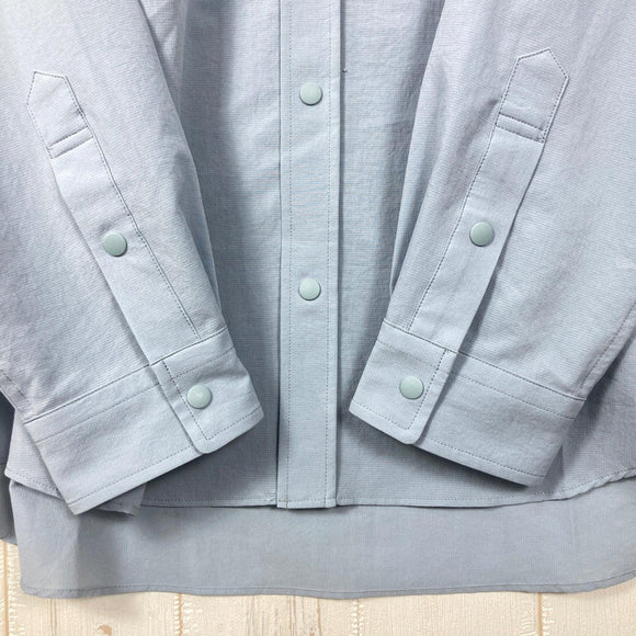 【Men's M ブルー系】 Ridge Mountain Gear ( リッジマウンテンギア ) ベーシック ロングスリーブ シャツ Basic Long Sleeve Shirt Sky Haze ポリエステル ウェア トップス インナー シャツ ロングスリー