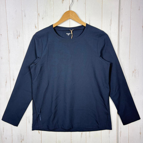 【Women's S ブルー系】 Houdini ( フーディニ ) ウィメンズ カバー クルー W's Cover Crew 158694 BLUE ILLUSION z00055970 BLUE ILLUSION 化繊 ロングスリーブTシャツ クルーネック インナ