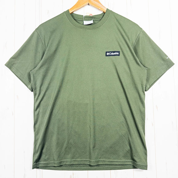 【Men's S グリーン系】 Columbia ( コロンビア ) レイクアローヘッドショートスリーブティー ポリエステル ウェア トップス インナー シャツ ショートスリーブTシャツ クルーネック 化繊 z00053306  化繊 ショートスリーブTシャツ クル