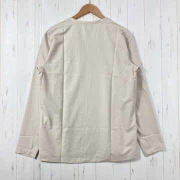 【Men's M ベージュ系】 Houdini ( フーディニ ) カバー クルー Cover Crew Foggy Mountain ポリエステル ウェア トップス インナー シャツ ロングスリーブTシャツ クルーネック 化繊 z00059718 Foggy Mo - 0