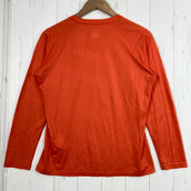 【Women's L オレンジ系】 Millet ( ミレー ) クータイ ウール クルー ロングスリーブ KUTAI WOOL CREW LONG SLEEVE ポリエステル ウェア トップス インナー シャツ ロングスリーブTシャツ クルーネック ウール z0005