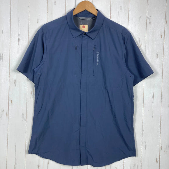 【Men's L ネイビー系】 Teton Bros ( ティートンブロス ) ジャーニー シャツ Journey Shirt ナイロン ウェア トップス インナー シャツ ショートスリーブシャツ 化繊 z00053739  化繊 ショートスリーブシャツ インナー